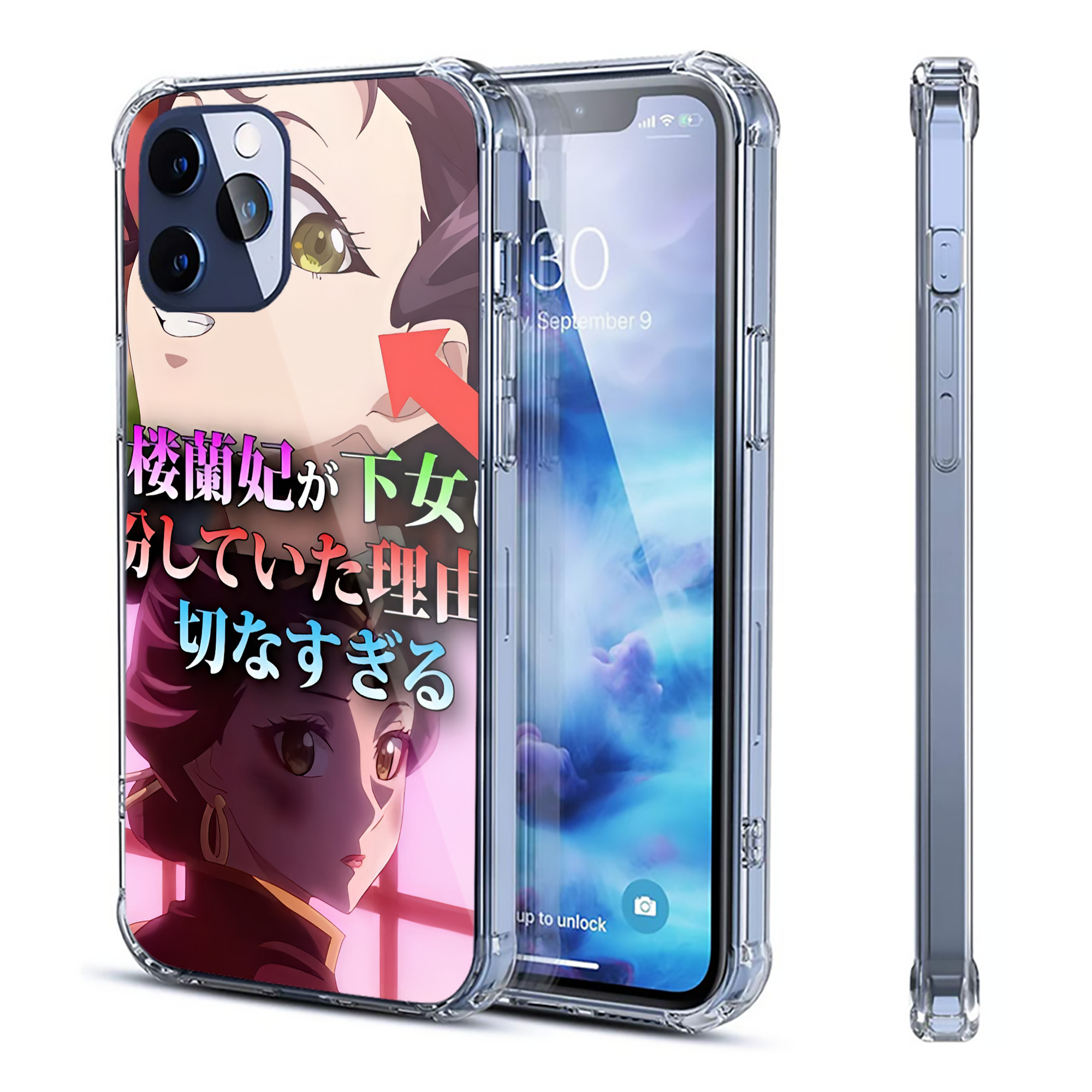 （画像用） 薬屋のひとりごと The Apothecary Diaries 【iPhone 12シリーズ対応】透明スマホケース（クリアソフトケース）